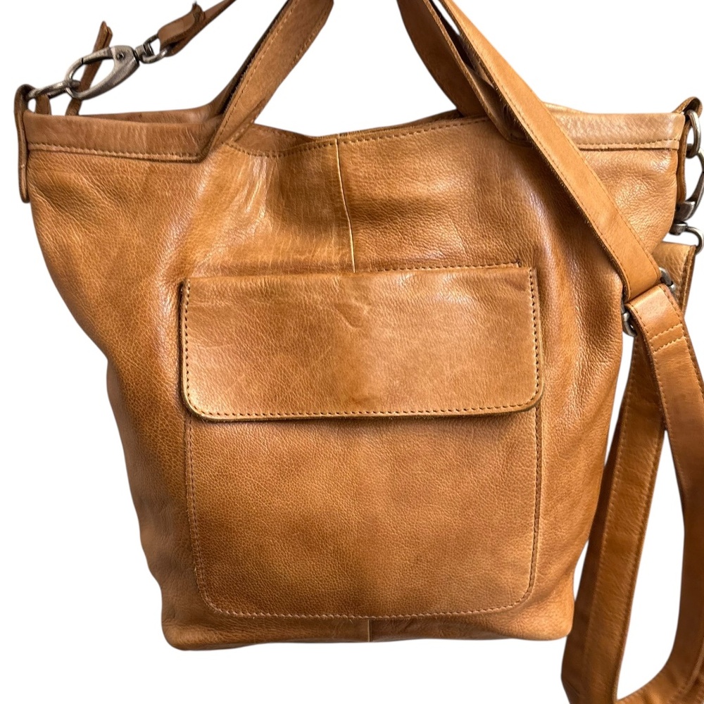 Latico Bianca Leather Crossbody Bag light brown